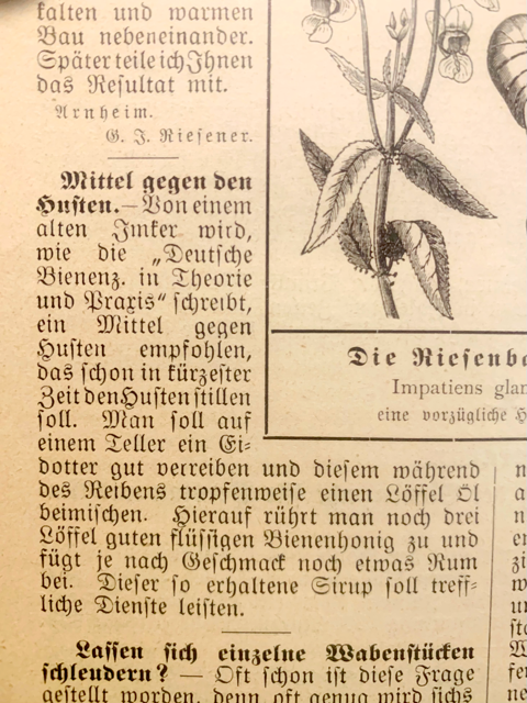 Altes Hausrezept gegen Husten